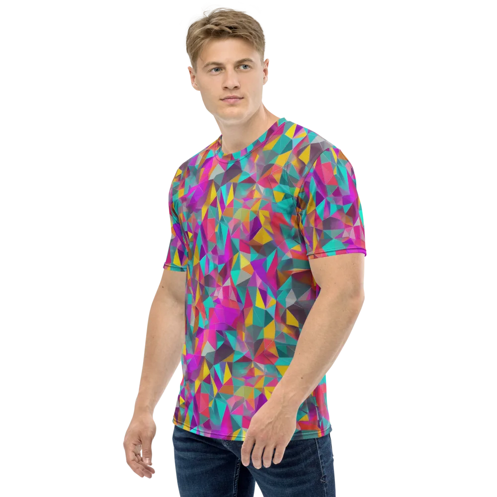 Prism Bazaar on Men's Crew Neck T-Shirt — Left