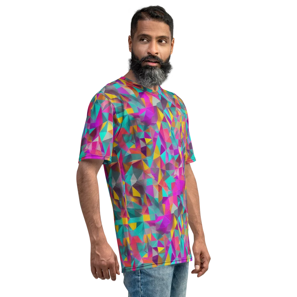 Prism Bazaar on Men's Crew Neck T-Shirt — Right