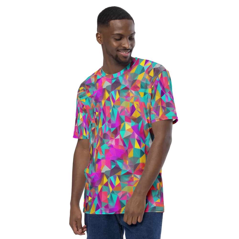 Prism Bazaar on Men's Crew Neck T-Shirt — Left