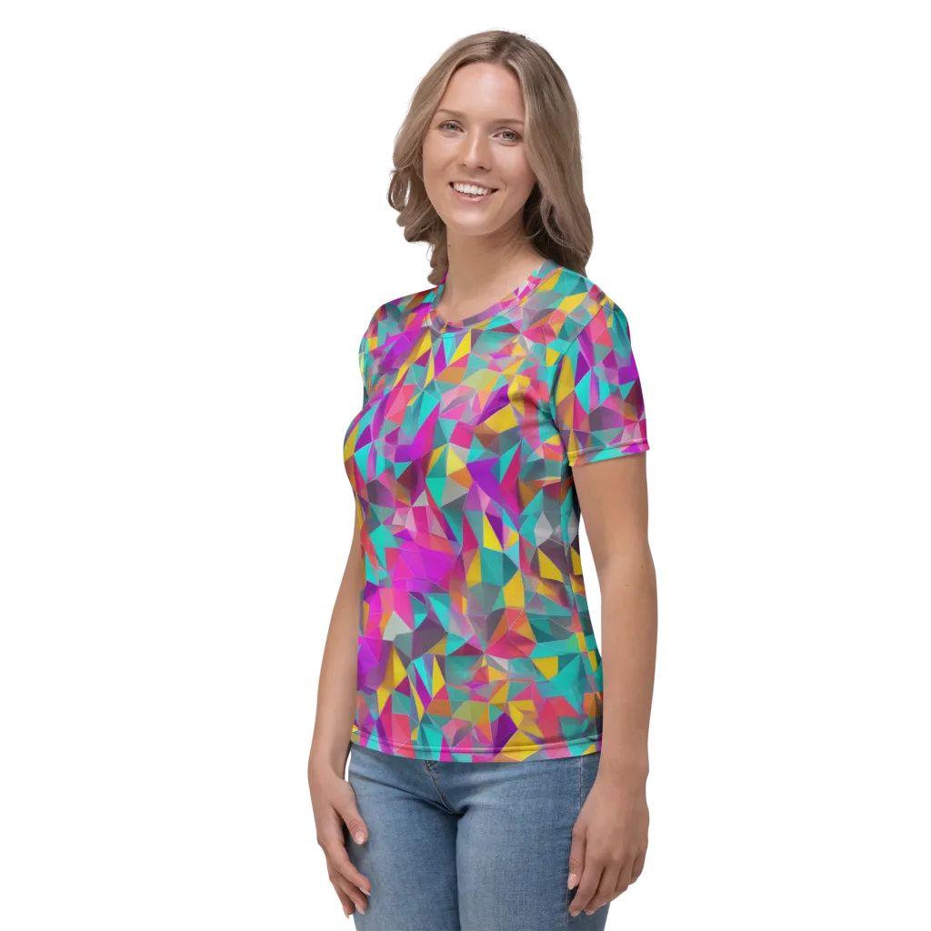 Prism Bazaar on Women's Crew Neck T-Shirt — Left
