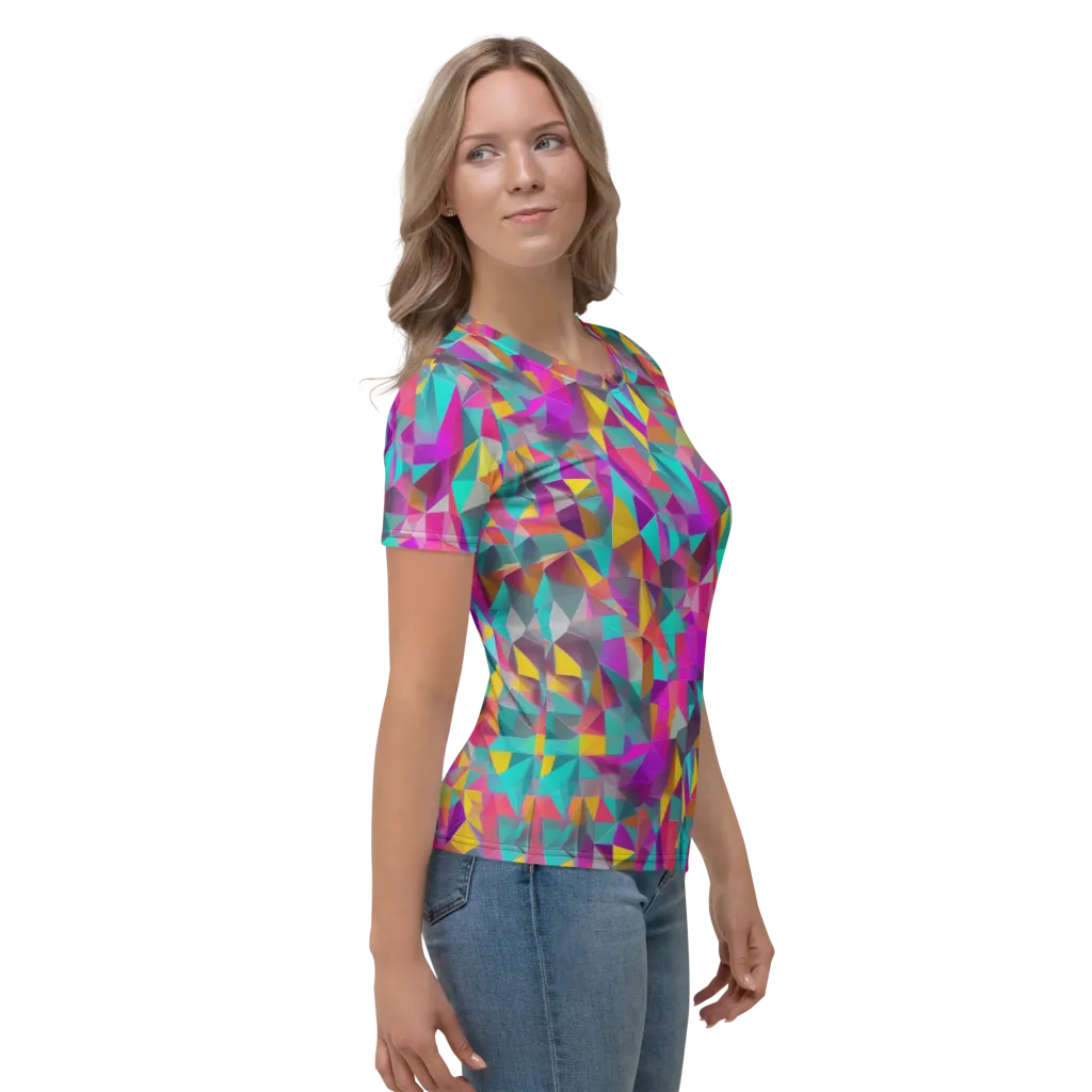 Prism Bazaar on Women's Crew Neck T-Shirt — Right