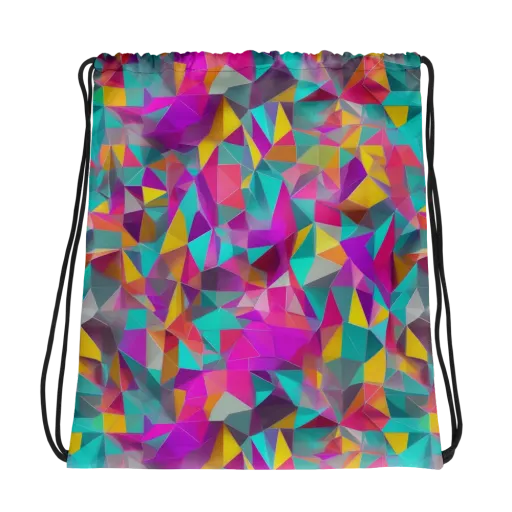 Prism Bazaar on a Drawstring Bag