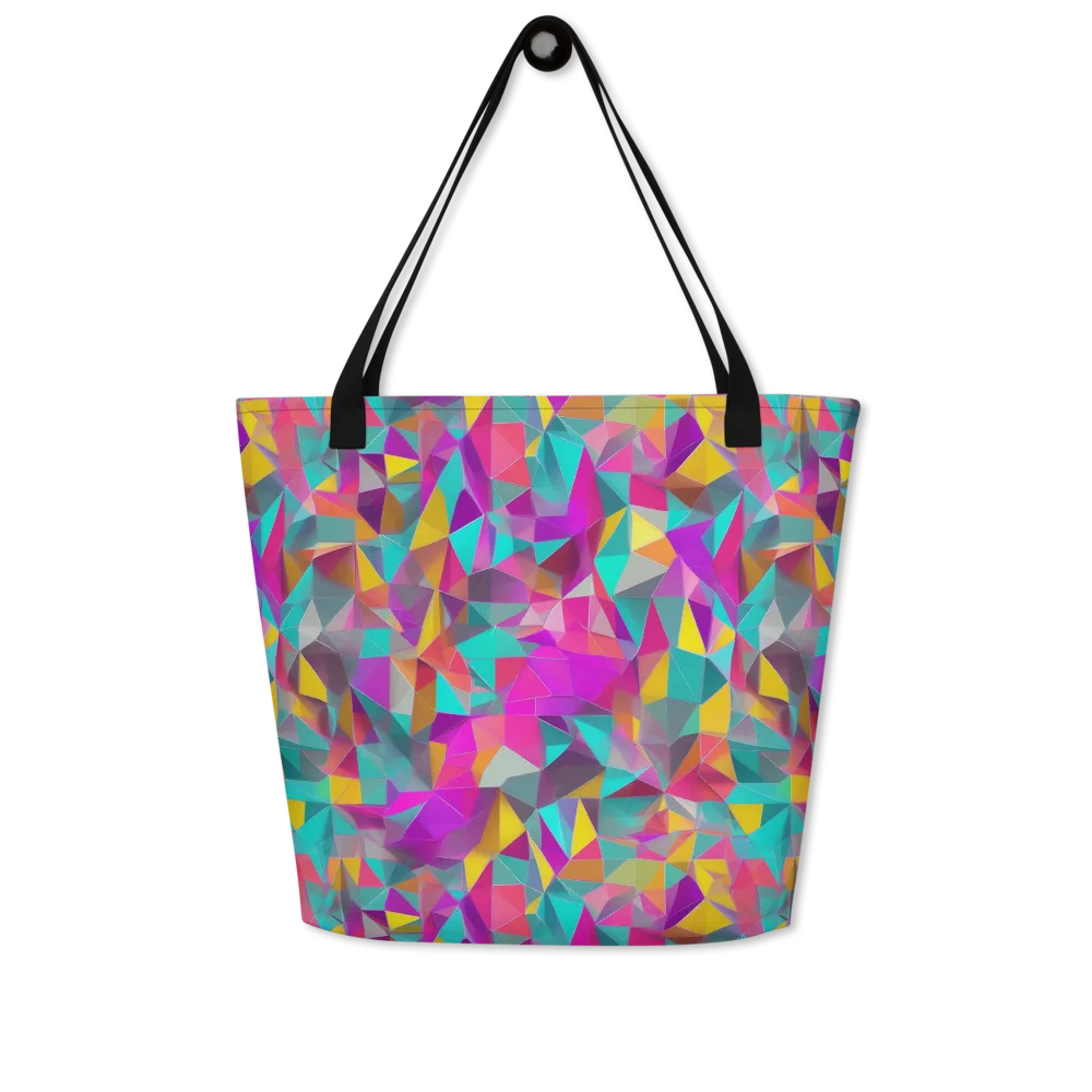 Prism Bazaar on Large Tote Bag W/ Pocket — Front