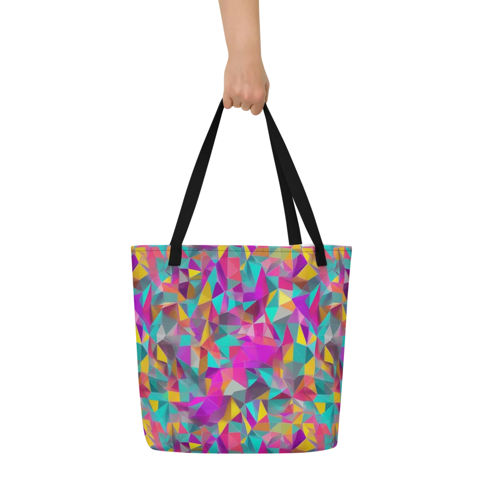 Prism Bazaar on Large Tote Bag W/ Pocket — Front
