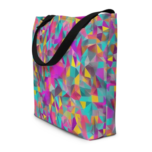 Prism Bazaar on a Large Tote Bag W/ Pocket