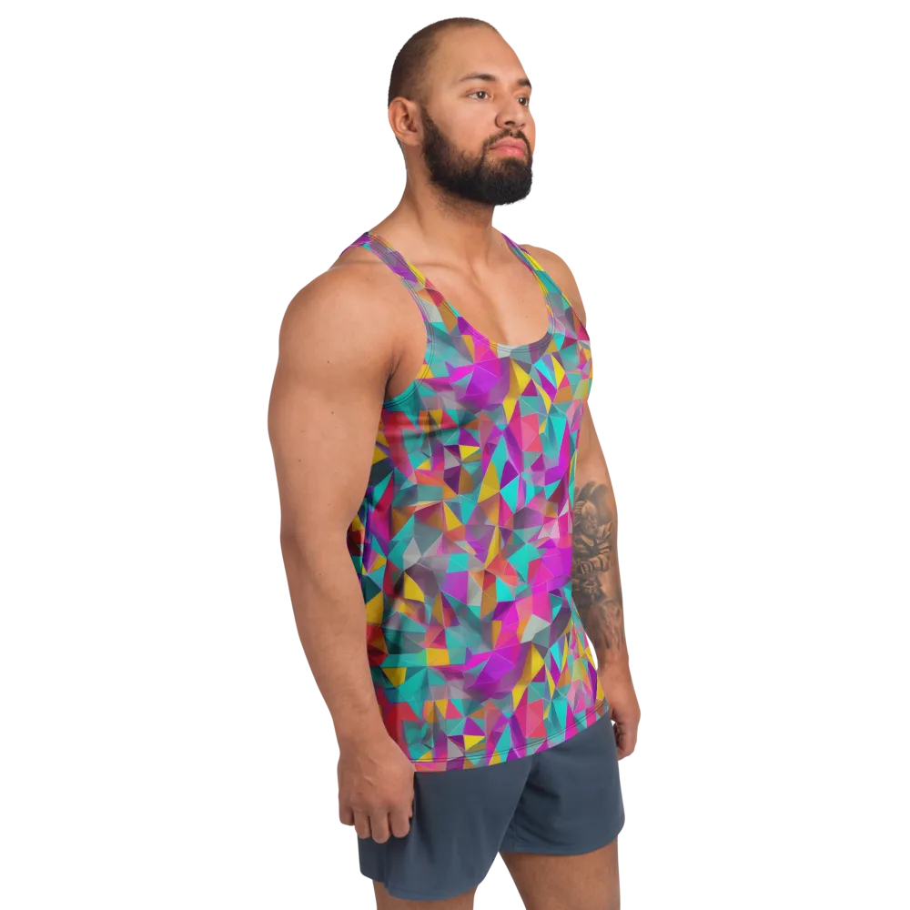 Prism Bazaar on Men's Tank Top — Right Front