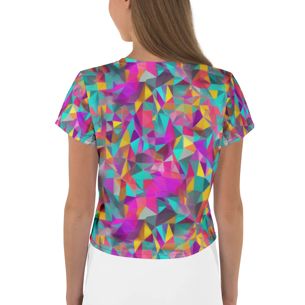 Prism Bazaar on Crop Tee — Back