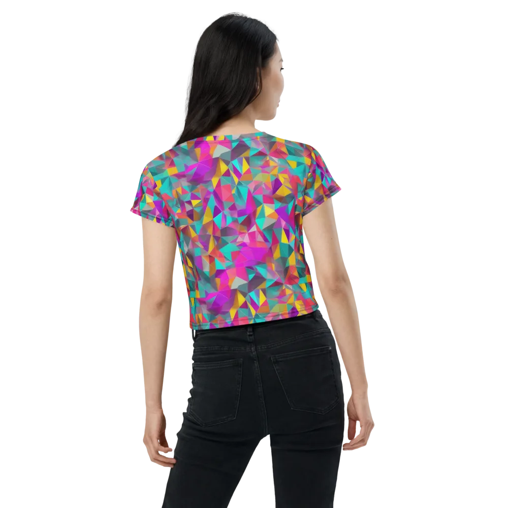 Prism Bazaar on Crop Tee — Back