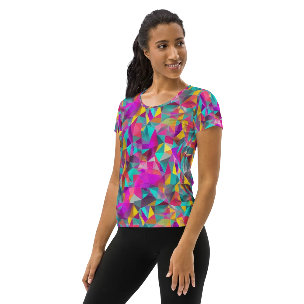 Prism Bazaar on Women's Athletic T-Shirt — Left
