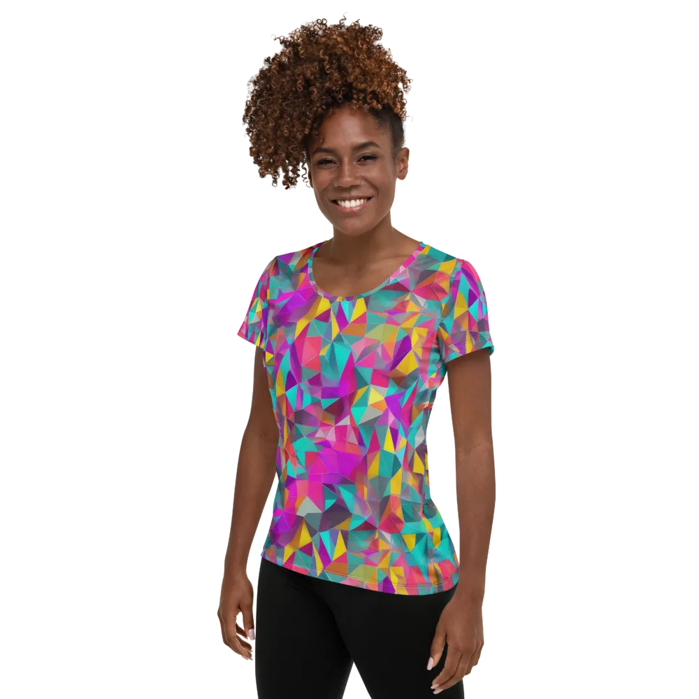 Prism Bazaar on Women's Athletic T-Shirt — Left