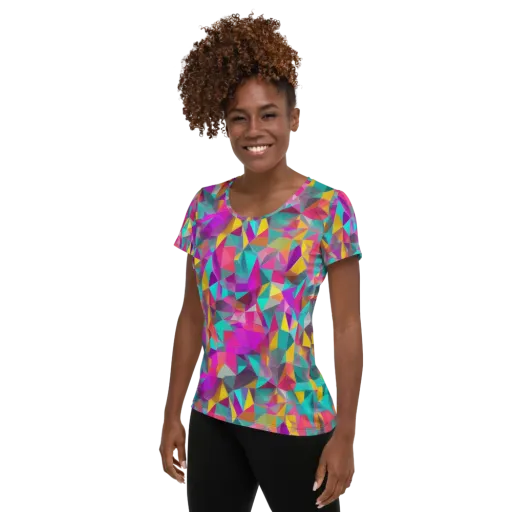 Prism Bazaar on a Women's Athletic T-Shirt