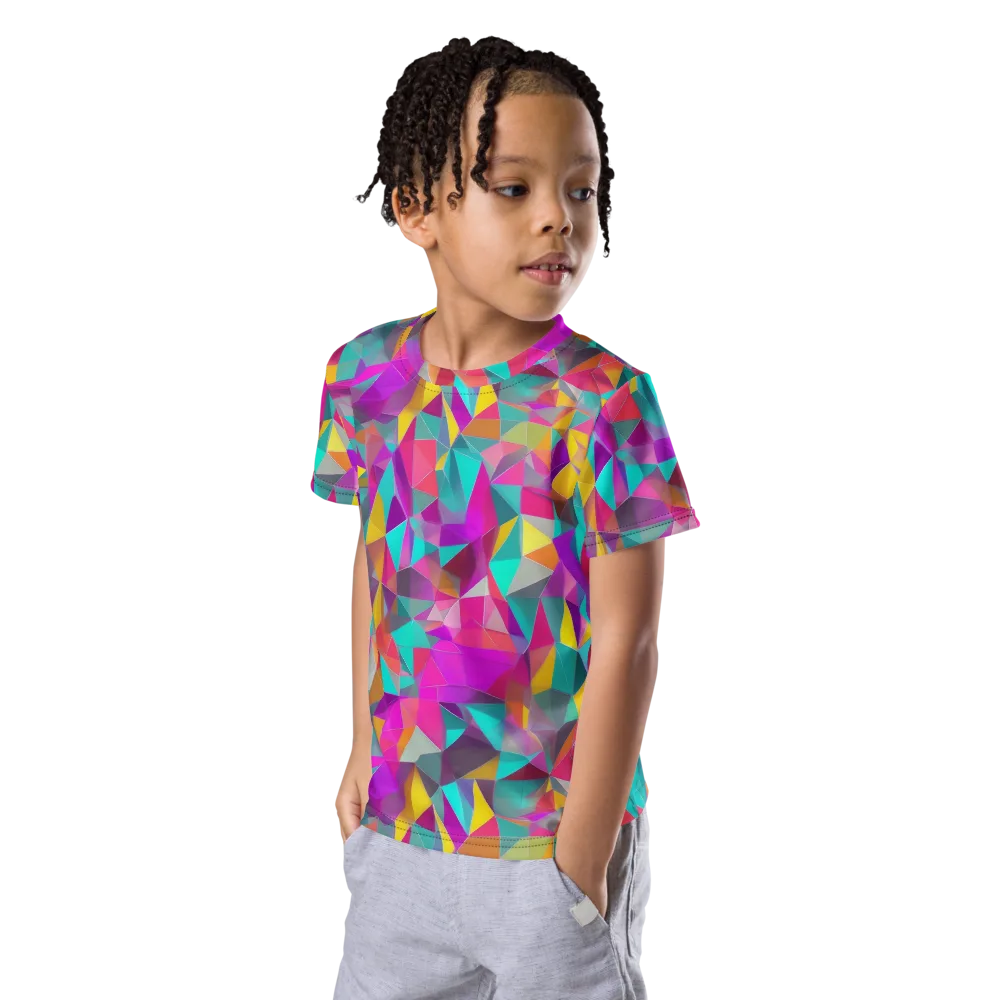Prism Bazaar on Kids Crew Neck T-Shirt — Left Front