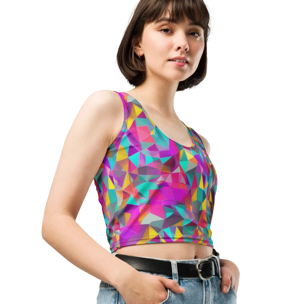 Prism Bazaar on Crop Top — Right Front