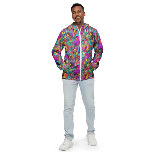 Prism Bazaar on a Men's Windbreaker