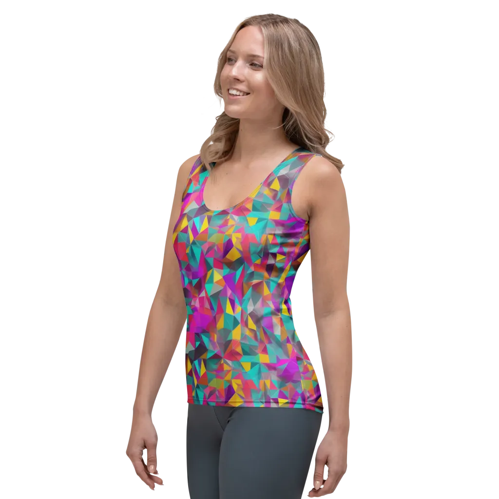 Prism Bazaar on Women's Tank Top — Left Front