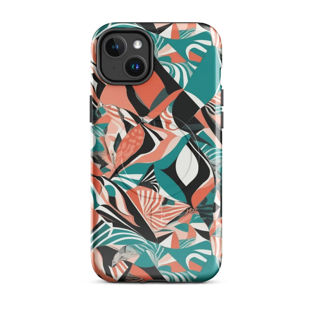 Coral Kinetic on MagSafe Tough Case for iPhone® — Front