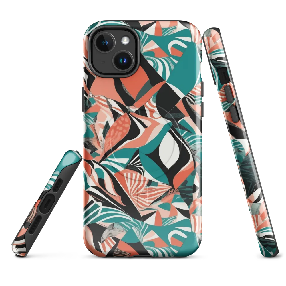 Coral Kinetic on MagSafe Tough Case for iPhone® — Front