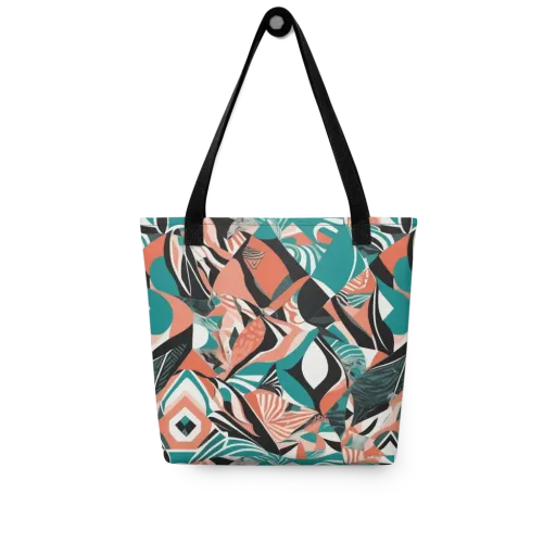 Coral Kinetic on a Tote Bag