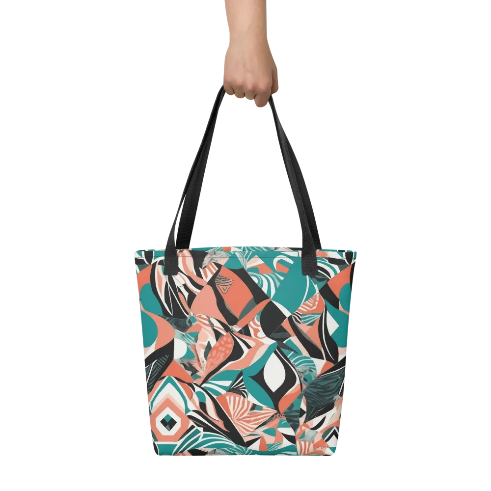 Coral Kinetic on Tote Bag — Flat print