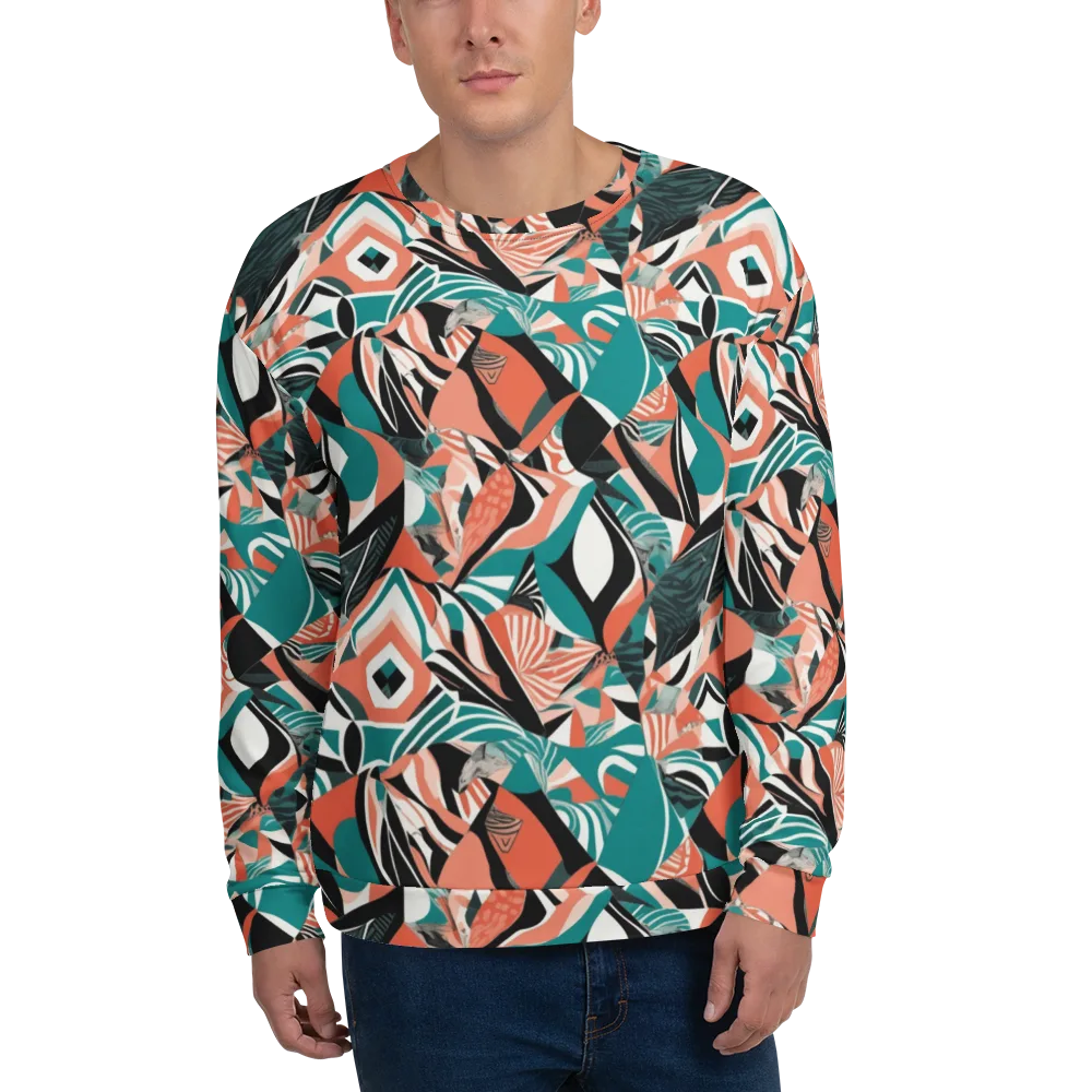 Coral Kinetic on Sweatshirt — Front