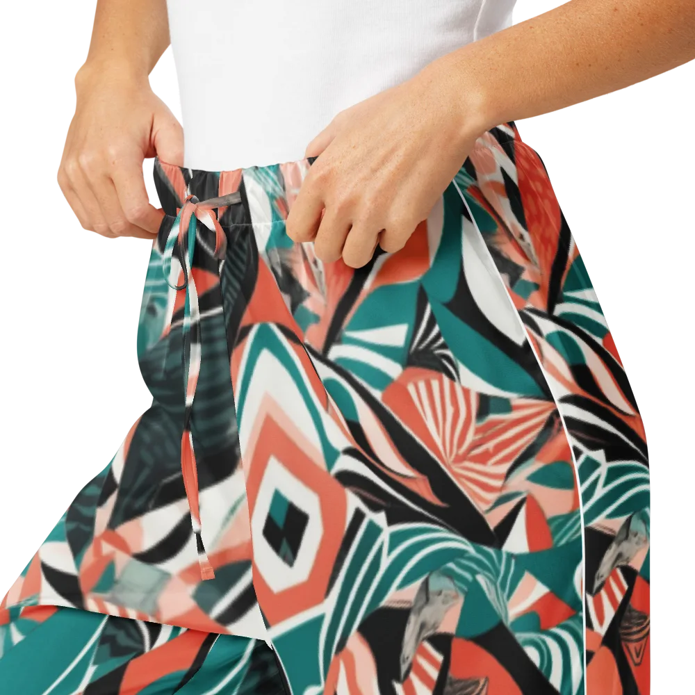 Coral Kinetic on Women's Pajama Pants — Product details