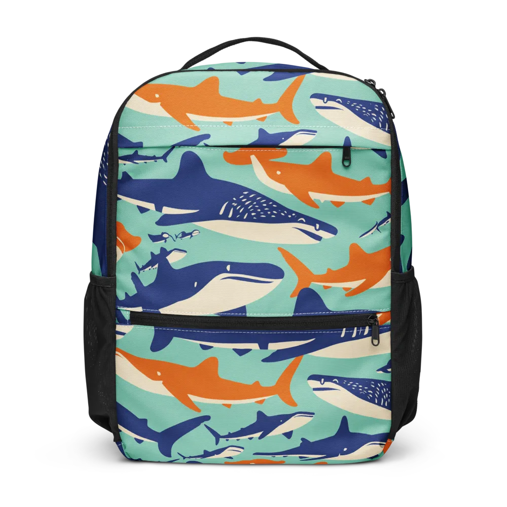 Tidal Giants on Utility Backpack — Front