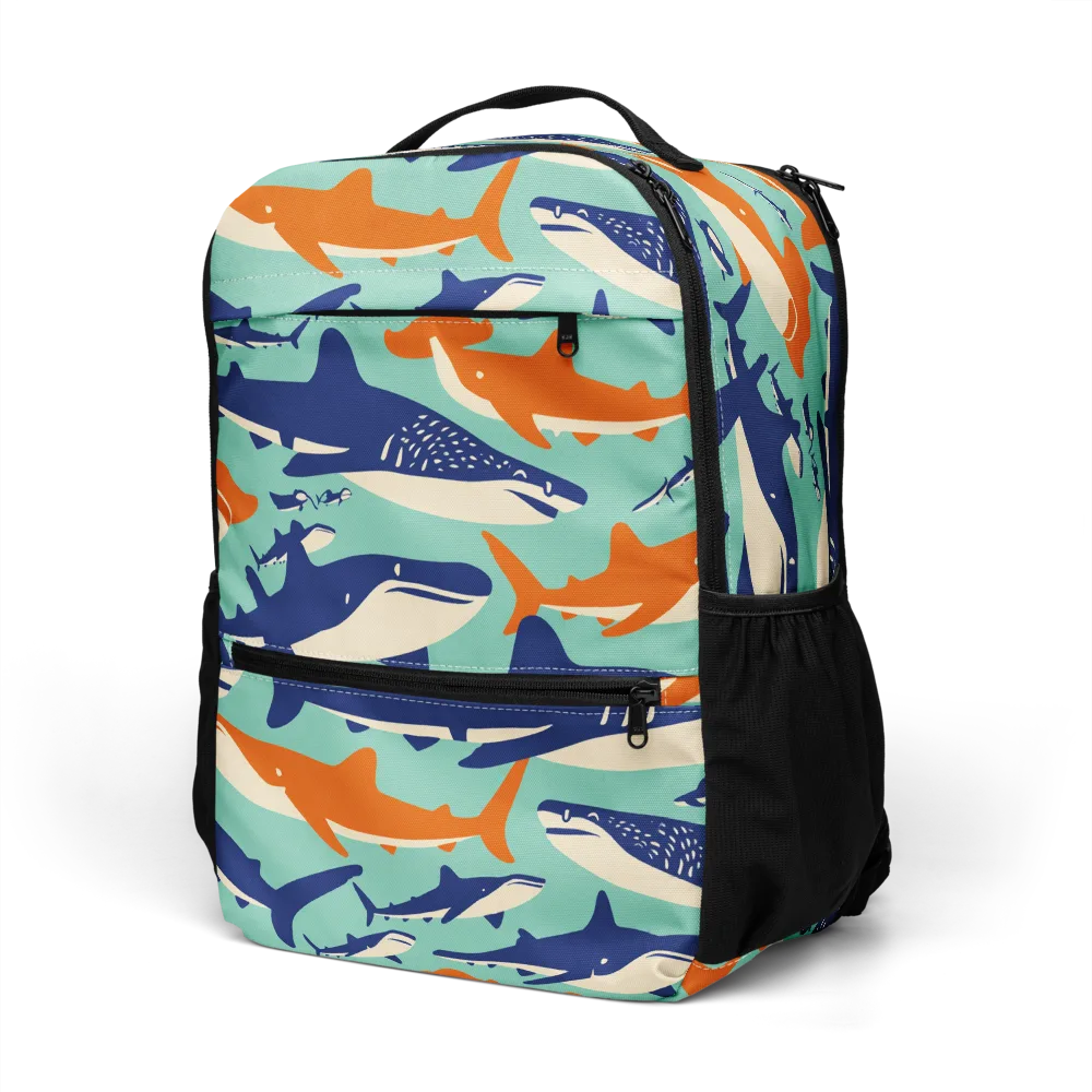 Tidal Giants on Utility Backpack — Left Front