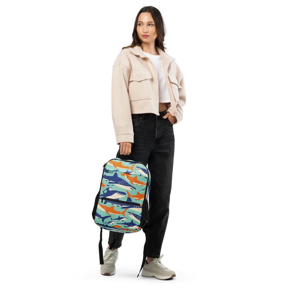 Tidal Giants on Utility Backpack — Front