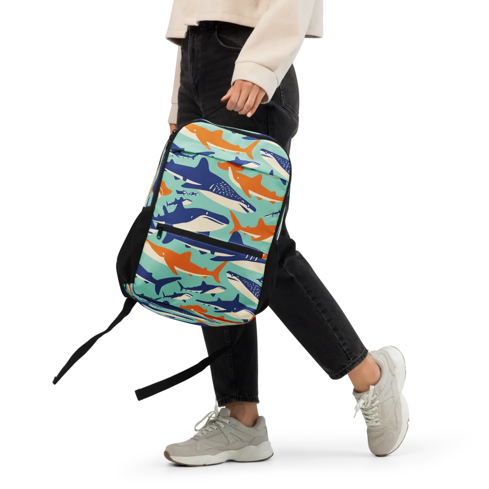 Tidal Giants on Utility Backpack — Front