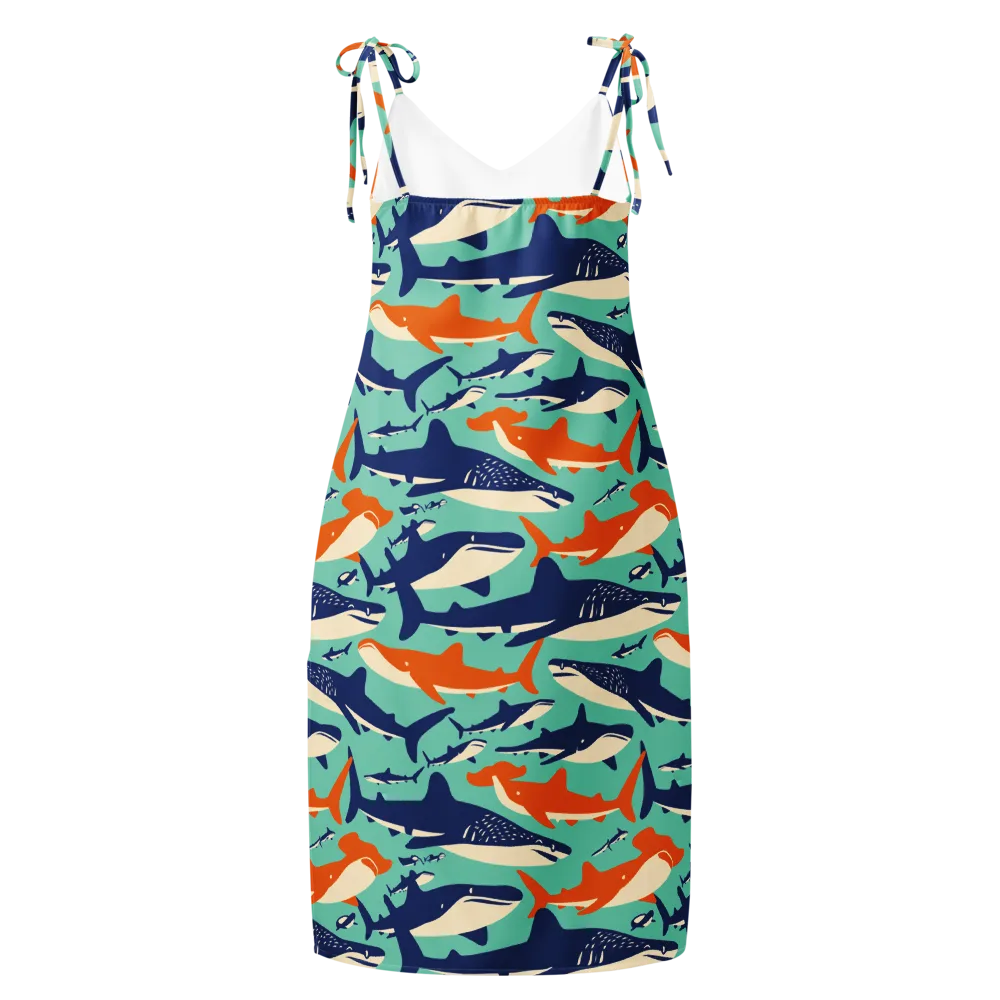 Tidal Giants on Slip Dress — Back