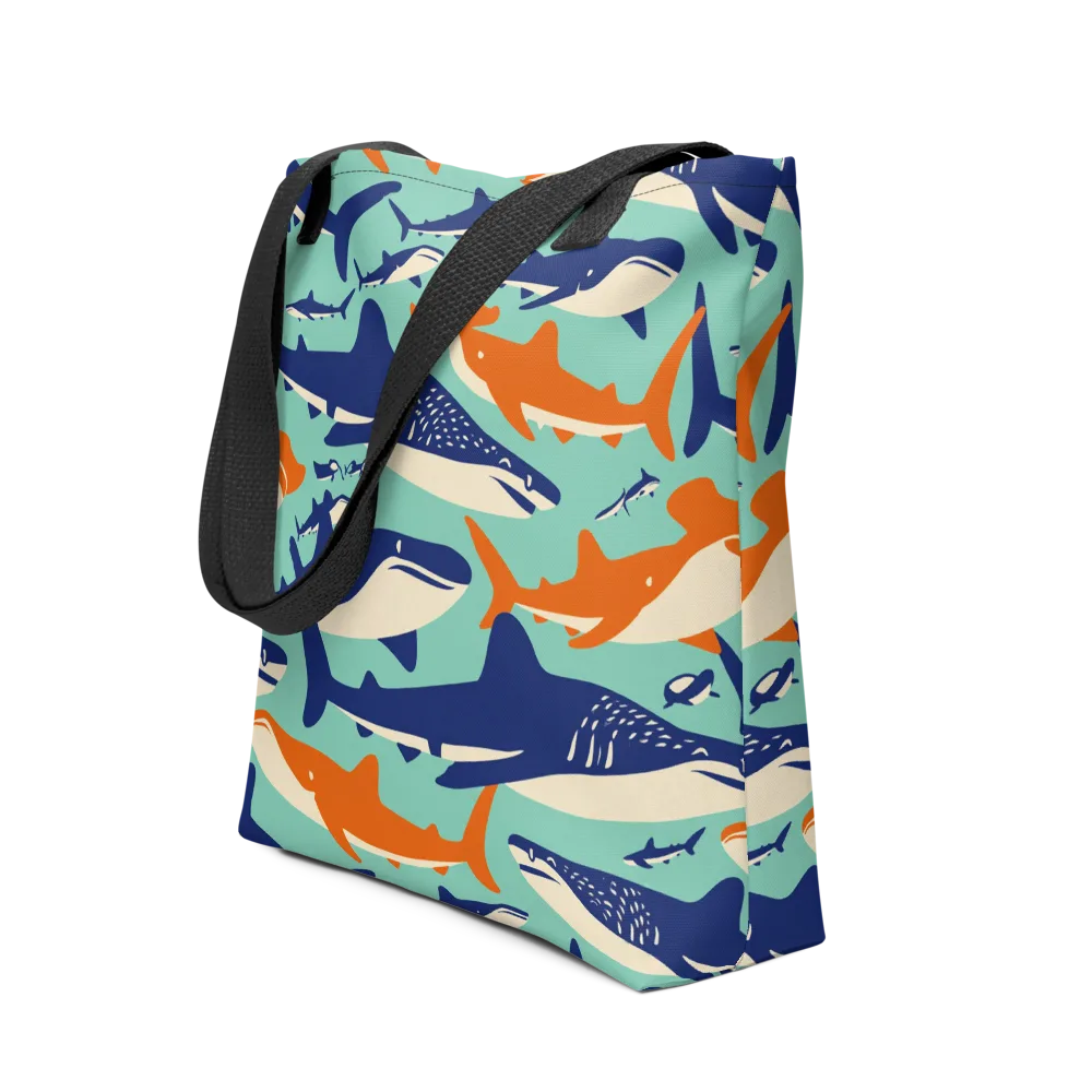 Tidal Giants on Tote Bag — Flat print