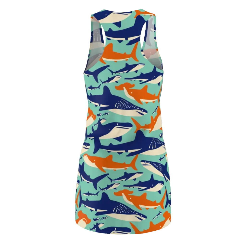 Tidal Giants on Racerback Dress — Back