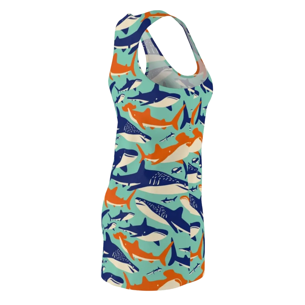 Tidal Giants on Racerback Dress — Back Side