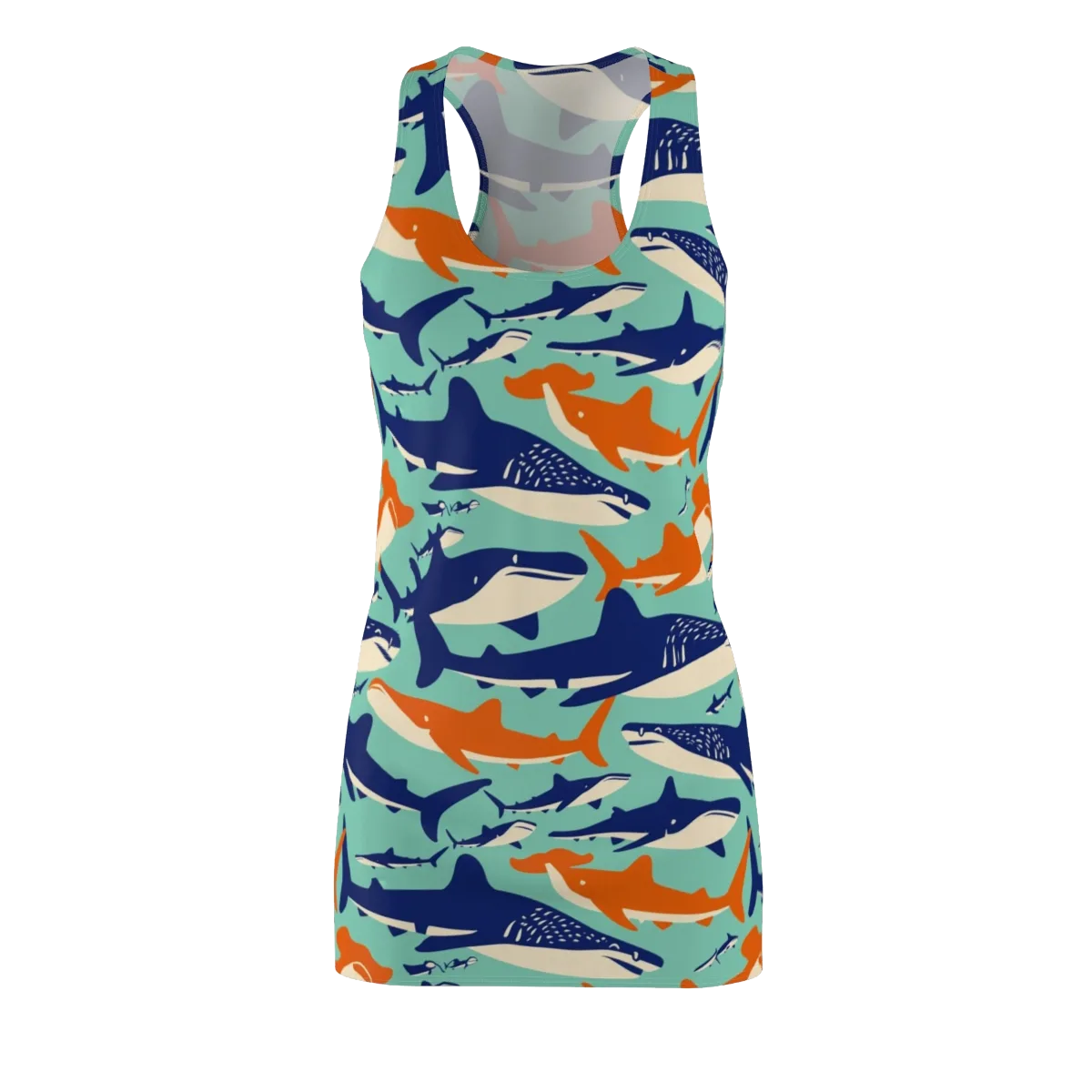 Tidal Giants on Racerback Dress — Front
