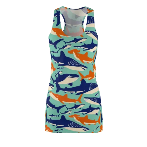 Tidal Giants on a Racerback Dress