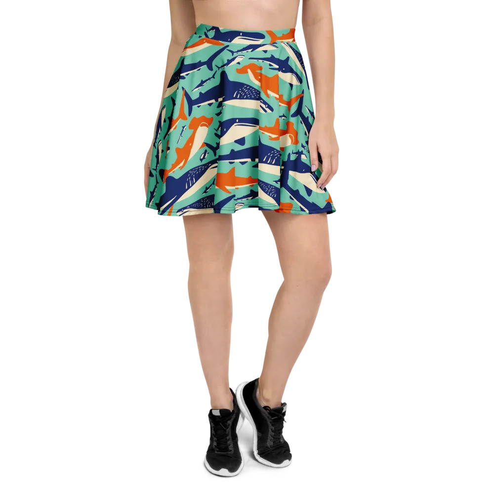 Tidal Giants on Skater Skirt — Front