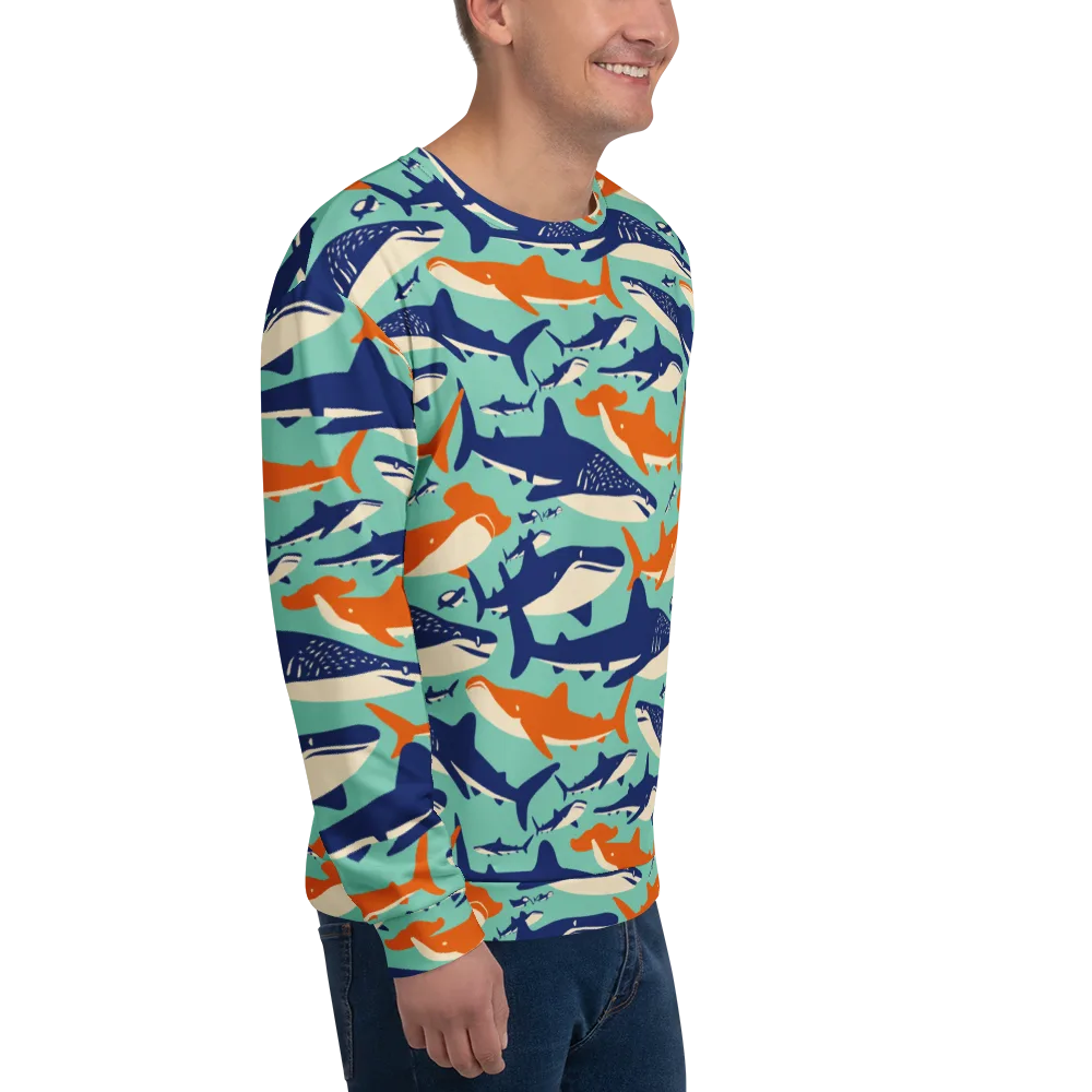 Tidal Giants on Sweatshirt — Right Front