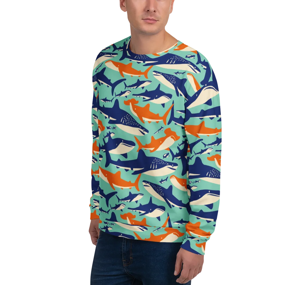 Tidal Giants on Sweatshirt — Left Front