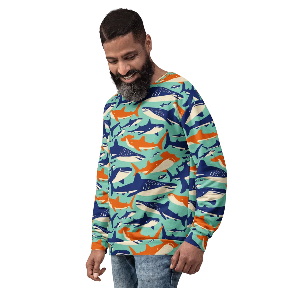 Tidal Giants on Sweatshirt — Left Front