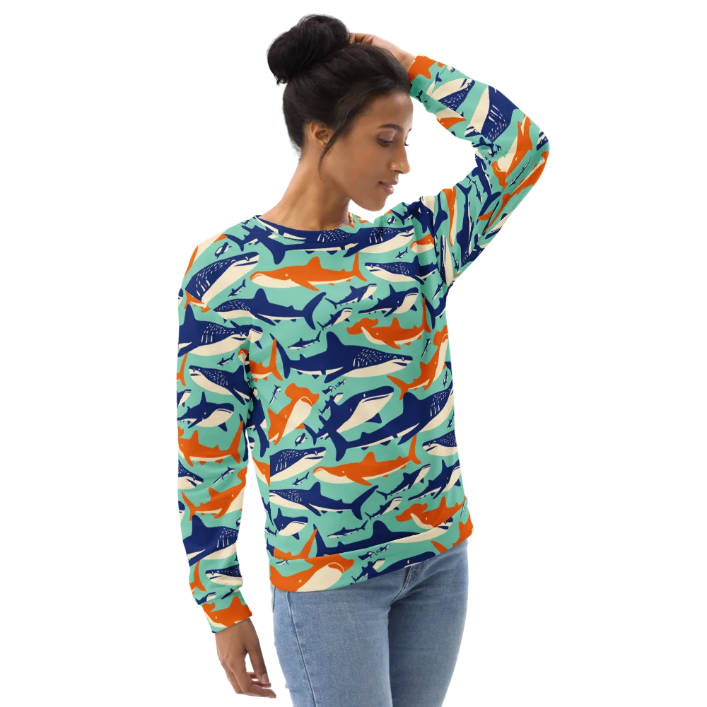 Tidal Giants on Sweatshirt — Right Front