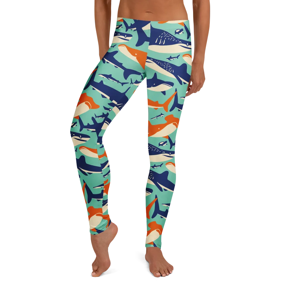 Tidal Giants on Leggings — Front