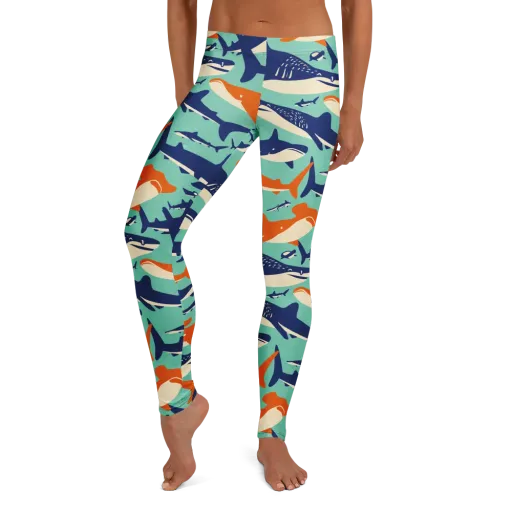 Tidal Giants on a Leggings