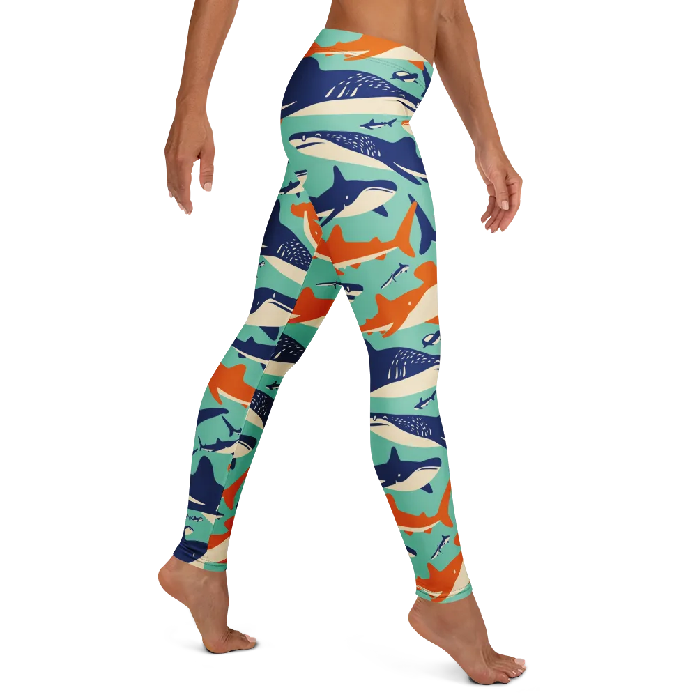 Tidal Giants on Leggings — Right