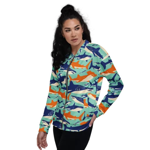 Tidal Giants on a Bomber Jacket