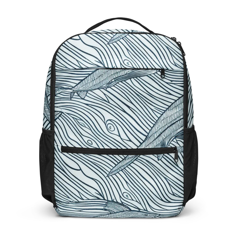 Sardine Sweep on Utility Backpack — Front