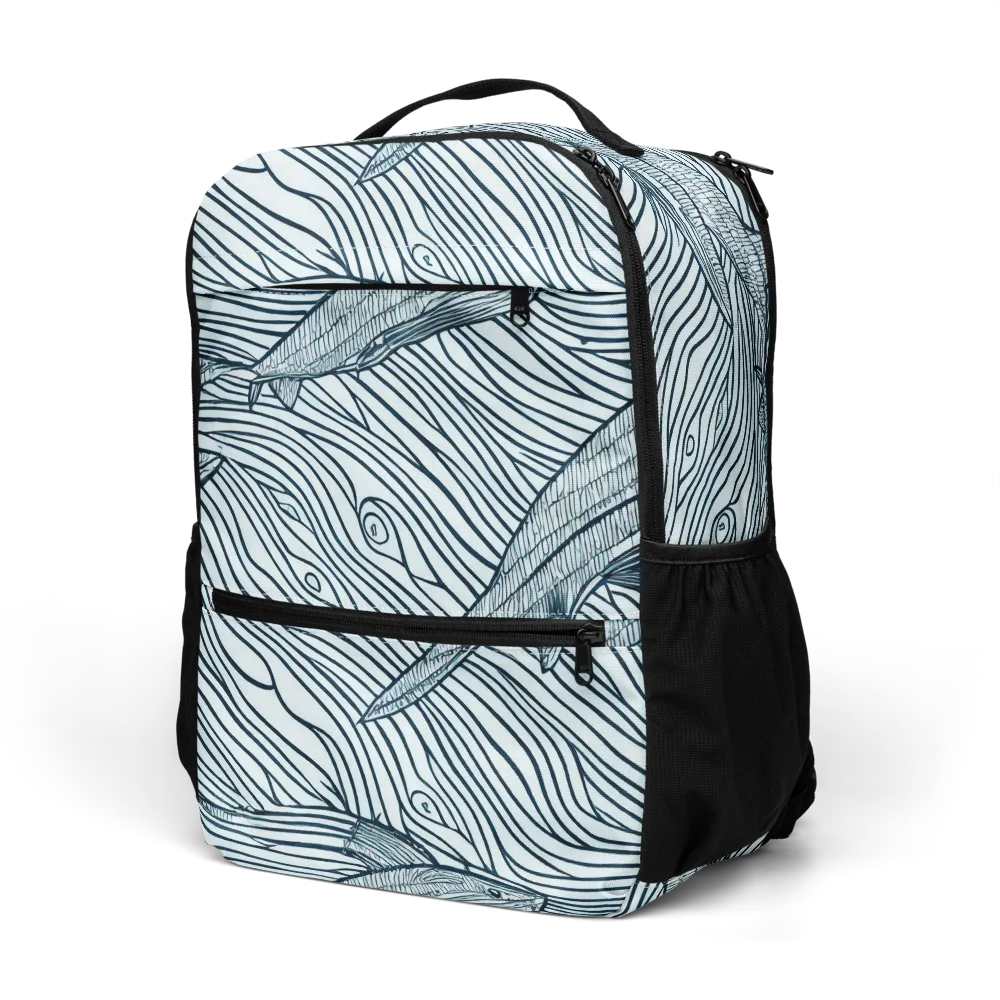 Sardine Sweep on Utility Backpack — Left Front