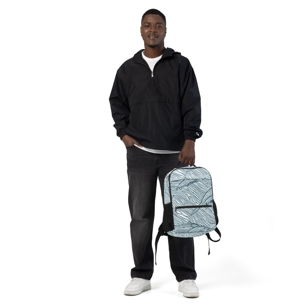Sardine Sweep on Utility Backpack — Front