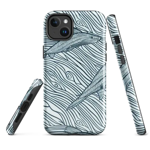 Sardine Sweep on a MagSafe Tough Case for iPhone®