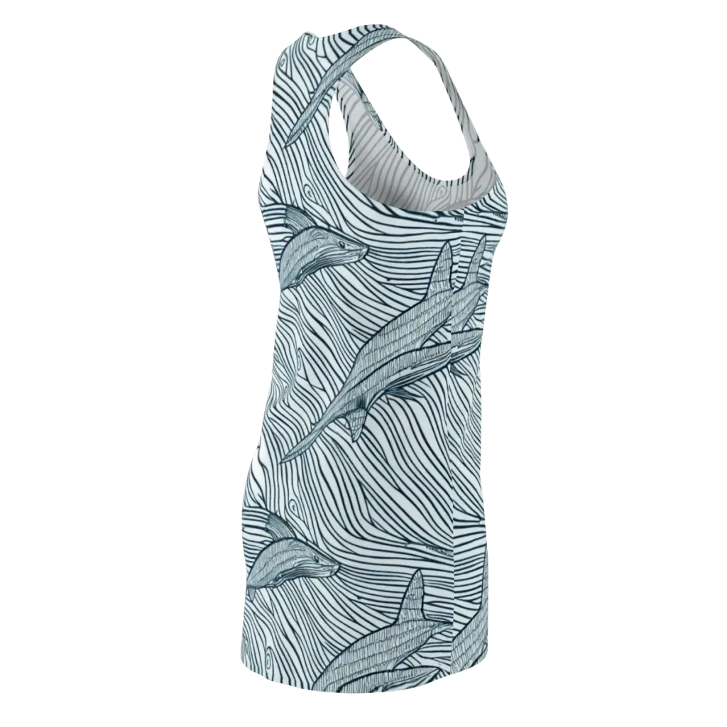 Sardine Sweep on Racerback Dress — Back Side