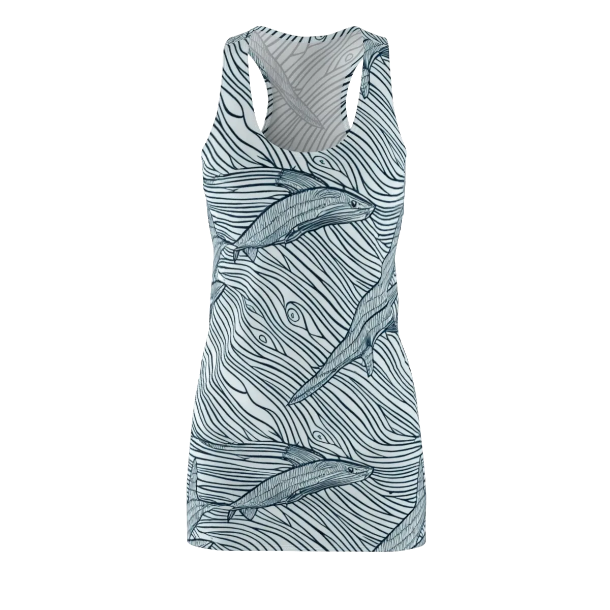 Sardine Sweep on Racerback Dress — Front